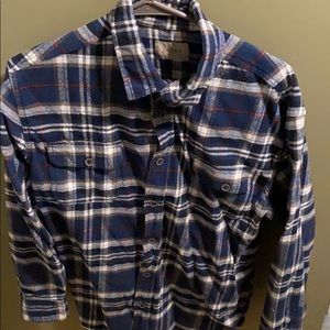 Blue Plaid Flannel (heavy weight)
